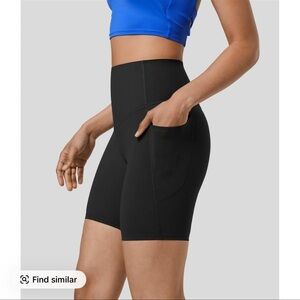 Halara SoCinched Black 5" Bimer Shorts with Pockets